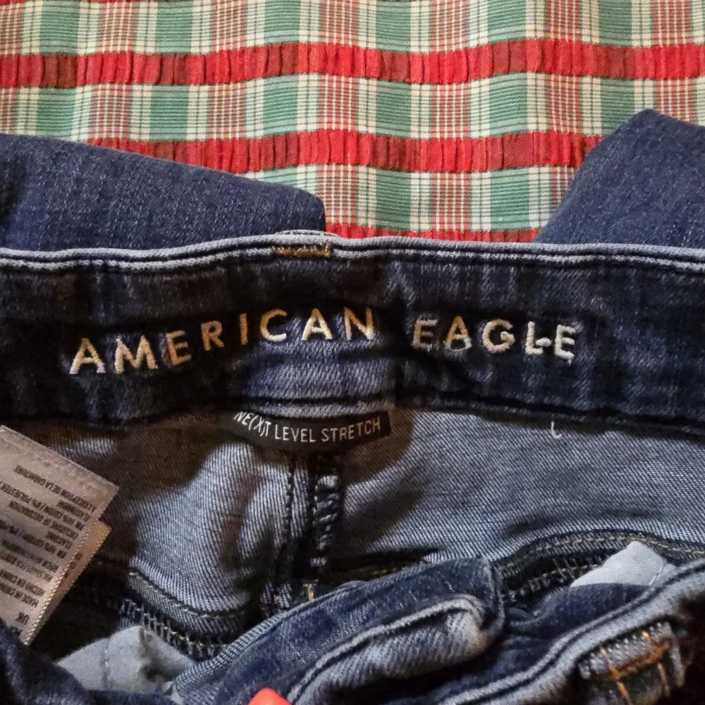 American Eagle Dark Blue 360 Nexfit Level Stretch Skinny Jeans Size 00 Junior - Picture 4 of 5